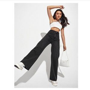 🌻SOLD Vintage 90s High-Waist Denim Boyfriend Fit Jeans Y2K Mom Baggy Wide Leg